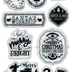 MultiCraft - Forever in Time - Clear Stamps - Santa's Workshop