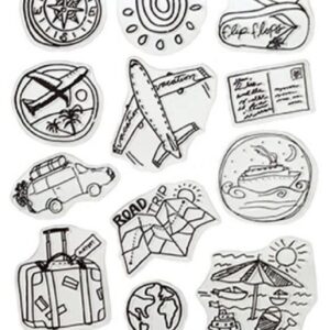 MultiCraft - Forever in Time - Clear Stamps - Travel