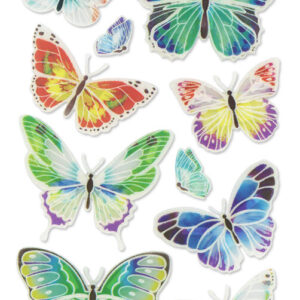 MultiCraft - Forever in Time - 3D Handmade Stickers - Butterfly