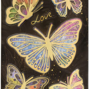 MultiCraft - 3D Watercolor Effect Stickers - Butterfly