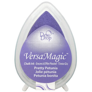 Tsukineko - VersaMagic - Archival Chalk Pigment Ink - Dew Drop - Pretty Petunia