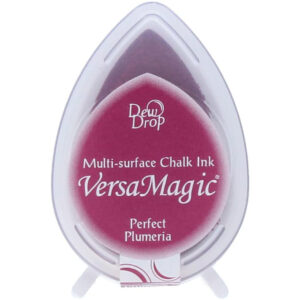 Tsukineko - VersaMagic - Archival Chalk Pigment Ink - Dew Drop - Prefect Plumeria
