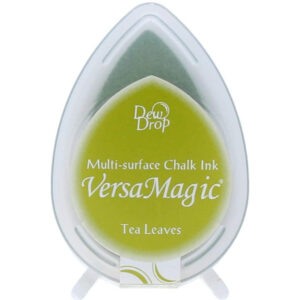 Tsukineko - VersaMagic - Archival Chalk Pigment Ink - Dew Drop - Tea Leaves