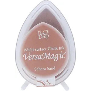 Tsukineko - VersaMagic - Archival Chalk Pigment Ink - Dew Drop - Sahara Sand