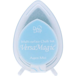 Tsukineko - VersaMagic - Archival Chalk Pigment Ink - Dew Drop - Aspen Mist