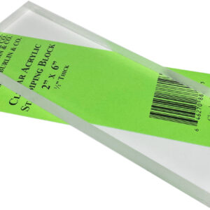 Clear Acrylic Stamping Block - 2" x 6"
