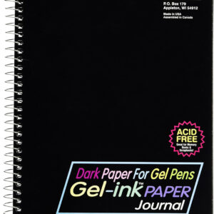 Gel-Ink Paper - Black - Journal (6" x 9")