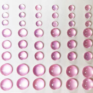 Want2Scrap - Bling - Dew Drops - Pink (48 Pieces)