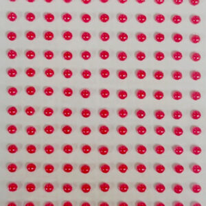 Want2Scrap - Bling - Teeny Tiny - Pearls - Red (176 Pieces)