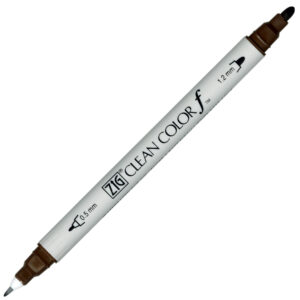 Zig - Clean Color - F - Marker - Dark Brown