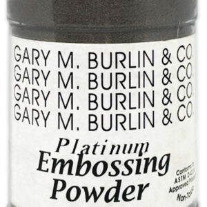 Gary Burlin - Embossing Powder - Platinum (8oz)