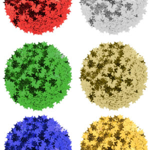 MultiCraft - Krafty Kids - Glitter Confetti - Stars - Primary (6mm)