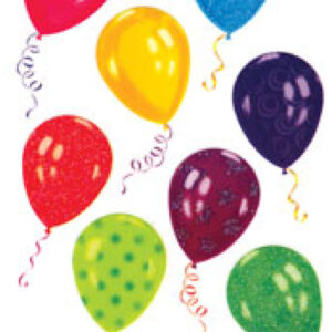 MultiCraft - Forever in Time - Paper Craft Stickers - Party Balloons