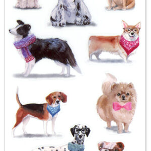 MultiCraft - Forever in Time - Clear Stickers - Dog Posers