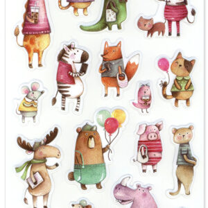 MultiCraft - Forever in Time - Puffy Stickers - Curious Creatures