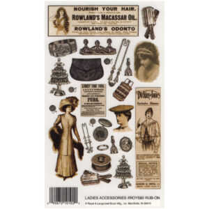 Royal & Langnickel - Collage Rub-Ons - Ladies Accessories