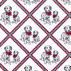 Sullivan Paper - Gift Wrap - Christmas Dalmatians (25' x 24")