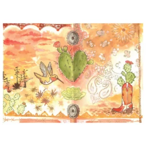 Sizzix - Vic Hollins - Clear Stamps Set with Stencils - Western (25 Pieces)