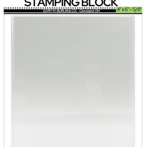 Gary Burlin - Clear Acrylic Stamping Block (4"x6")