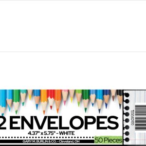Gary Burlin - A2 - Envelopes - White (50 Pieces)