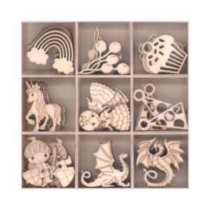 Gary Burlin - Wooden Elements - Birthday (45 Pieces)