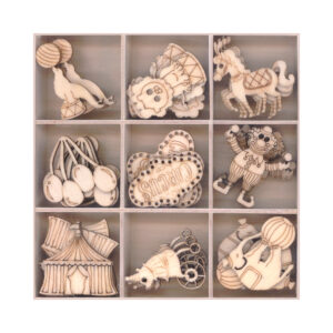 Gary Burlin - Wooden Elements - Circus (45 Pieces)