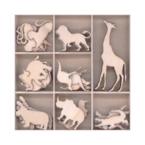 Gary Burlin - Wooden Elements - At the Zoo (35 Pieces)