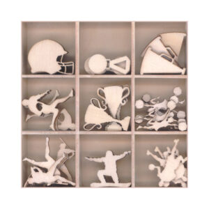 Gary Burlin - Wooden Elements - Sports (45 Pieces)