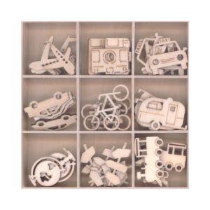 Gary Burlin - Wooden Elements - Travel (45 Pieces)