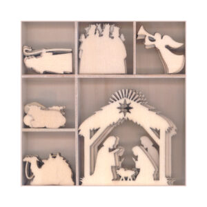 Gary Burlin - Wooden Elements - Oh Holy Night/Religious (30 Pieces)