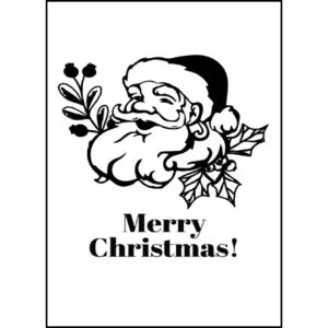 Gary Burlin - Embossing Folder - Nostalgic Santa