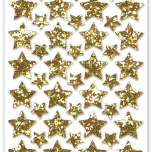 MultiCraft - Forever in Time - Glitter Shapes - Gold Stars