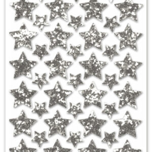 MultiCraft - Forever in Time - Glitter Shapes - Silver Stars