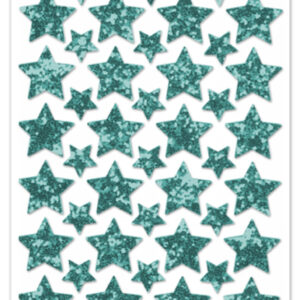 MultiCraft - Forever in Time - Glitter Shapes - Aqua Stars
