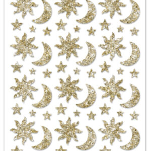 MultiCraft - Forever in Time - Glitter Shapes - Gold Celestial