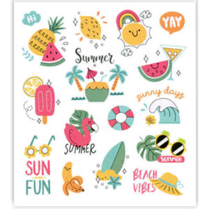MultiCraft - Forever in Time - Dazzle Stickers - Sun and Fun