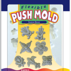 Polyform - Sculpey - Flexible Push Mold - Sconce Decor