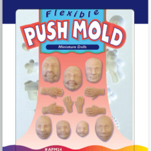 Polyform - Sculpey - Flexible Push Mold - Miniature Dolls