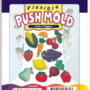 Polyform - Sculpey - Flexible Push Mold - Fruits n' Veggies