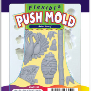 Polyform - Sculpey - Flexible Push Mold - Asian Motif