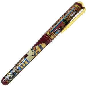 Gary Burlin - Ceramic Rollerball Pens - Egyptian - Red Barrel