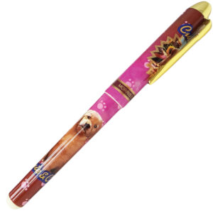 Gary Burlin - Ceramic Rollerball Pens - Cutesy Pets - Pink Barrel