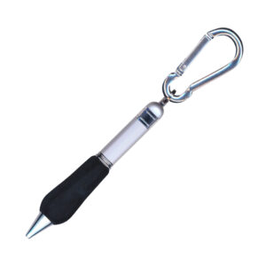 Carabineer Clip-On Pen - Silver