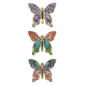 MultiCraft - Forever in Time - 3D Acrylic Foil Embellishments - Peel-n-Stick - Butterfly