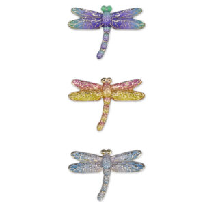 MultiCraft - Forever in Time - 3D Acrylic Foil Embellishments - Peel-n-Stick - Dragonfly