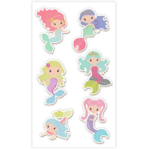 MultiCraft - Forever in Time - Painted Mini Wood Stickers - Mermaid