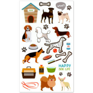 MultiCraft - Forever in Time - Clear Stickers - Dog Life