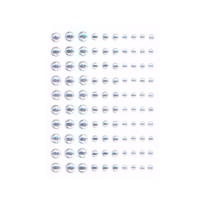 Eyelet Outlet - Bling - Rhinestones - Multipack - Crystal (100 Pieces)