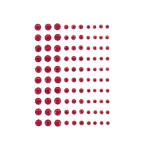 Eyelet Outlet - Bling - Rhinestones - Multipack - Red (100 Pieces)