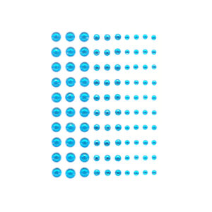 Eyelet Outlet - Bling - Rhinestones - Multipack - Turquoise (100 Pieces)